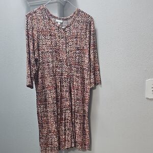 J. Jill Multicolor Midi Dress